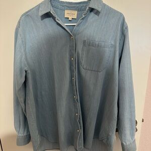 Sezane light denim Max Shirt Size 36/US 4